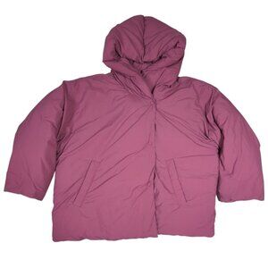 Free People Cozy Cloud Puffer Jacket Women XL FLAW